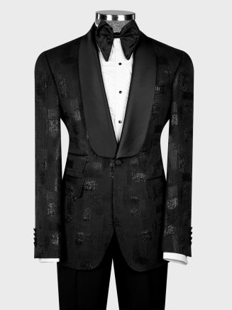 Leaf-Pattern Textured Tuxedo
